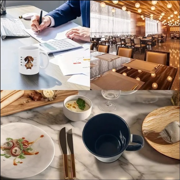 {NIB} 11oz Mug Coffee Mug "Dachshund" White - Picture 6 of 6